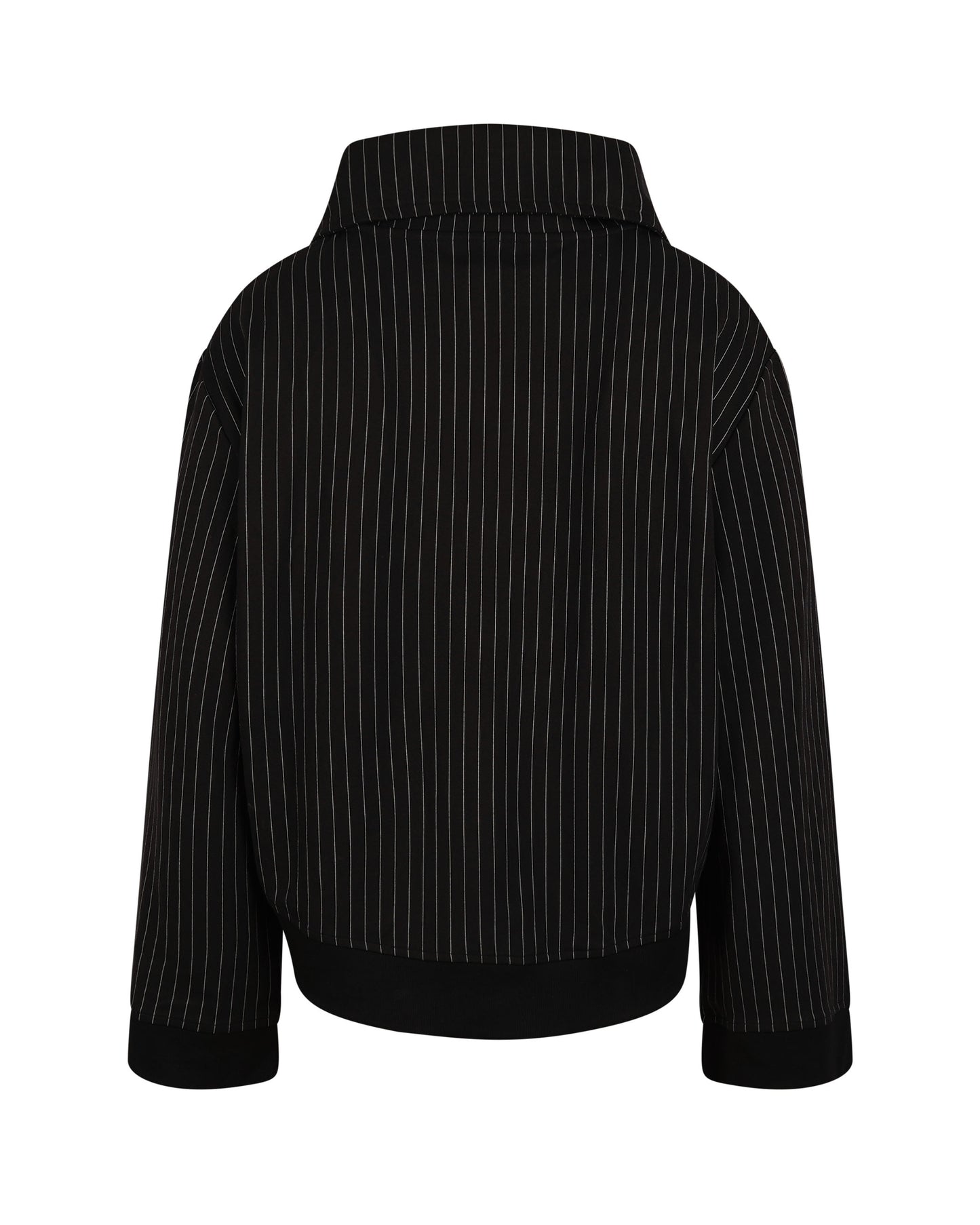 Back View of Pinstripe Medio Pullover by Mind Less